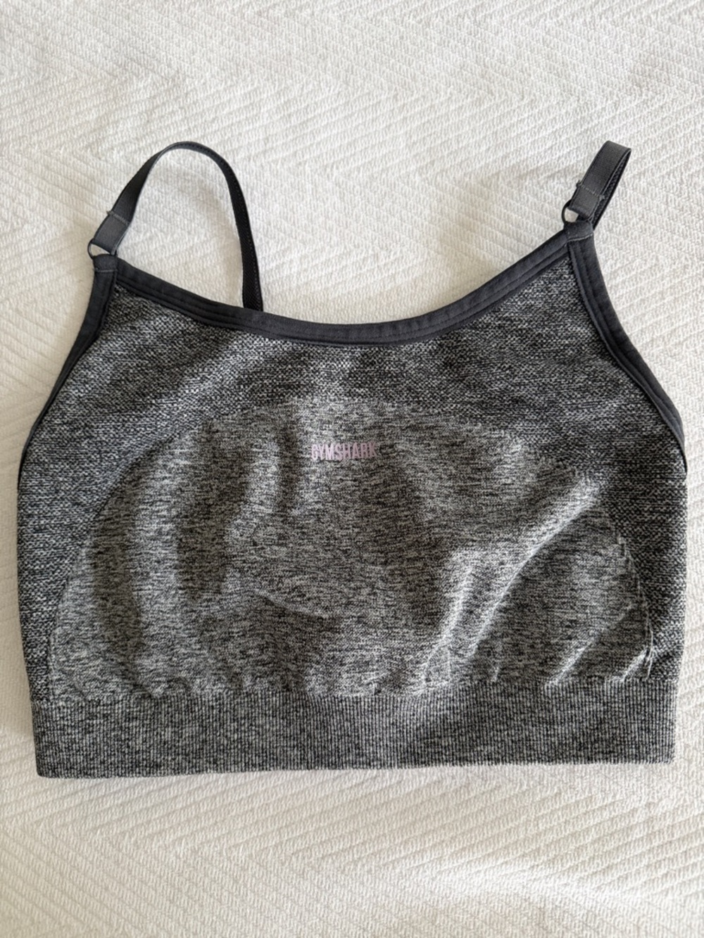 Gymshark Seamless Heather Charcoal Sports Bralette